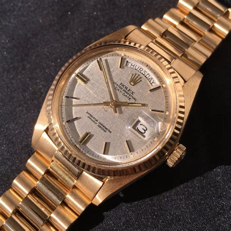 rolex vintage yellow